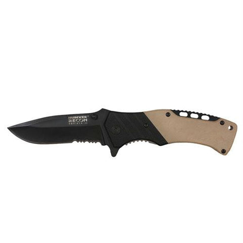 Humvee Medium Tactical Recon Spring Folding Knife