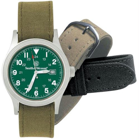 Smith & Wesson Military Watch with Three Straps