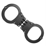 Detective Double-Lock Handcuffs with 3 Hinges