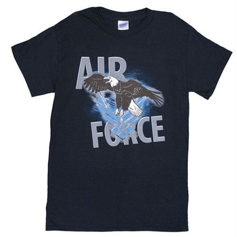 Air Force One-Sided Imprinted T-Shirt - Air Force Eagle/ Navy