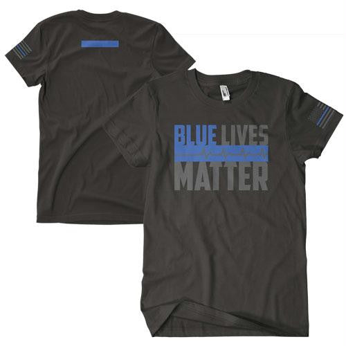 Blue Lives Matter Two-Sided Imrinted T-Shirt