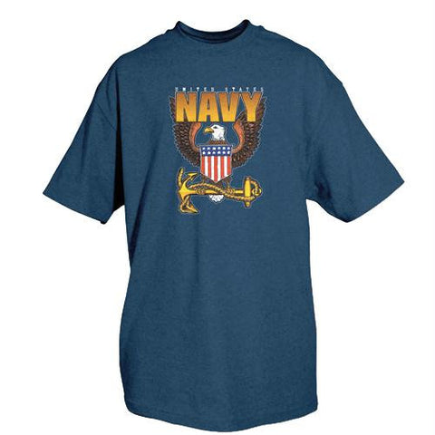 Navy One-Sided Imprinted T-Shirt