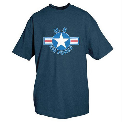 Air Force One-Sided Imprinted T-Shirt - U.S. Air Force Star / Navy