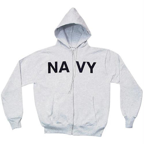 Zip Front Hooded Sweatshirt