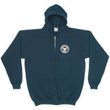 Zip Front Hooded Sweatshirt