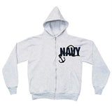 Zip Front Hooded Sweatshirt