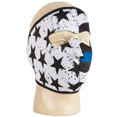 Thin Blue Line Neoprene Thermal Face Mask