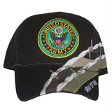 Embroidered Military Ball Cap