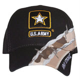 Embroidered Military Ball Cap