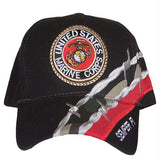 Embroidered Military Ball Cap